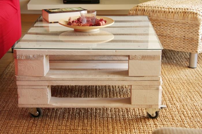 ευρώ παλέτες ξύλινες παλέτες DIY έπιπλα τραπεζάκι σαλονιού φτιάξτε μόνοι σας