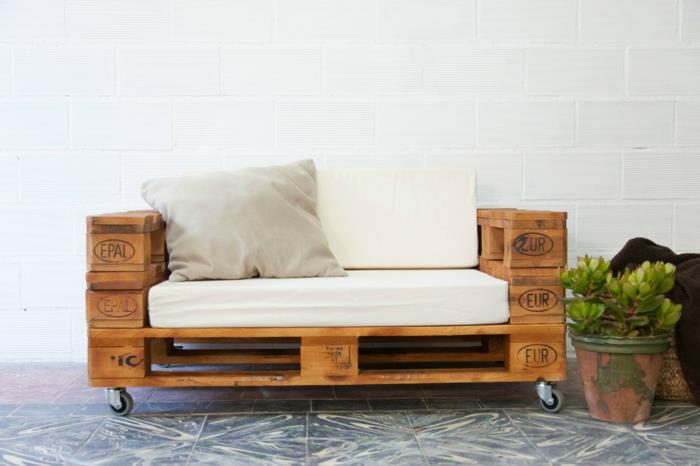 ευρώ παλέτα από ξύλο παλέτα ιδέες καναπέ χτίστε μόνοι σας