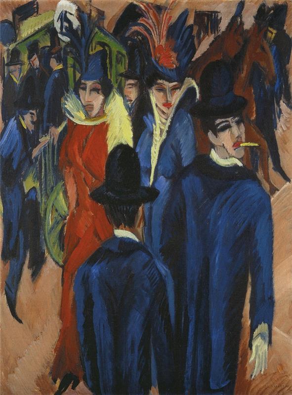 εξπρεσιονισμός γερμανικά berliner strasse kirchner