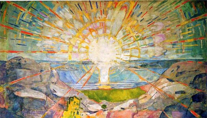 εξπρεσιονισμός edvard munch sun