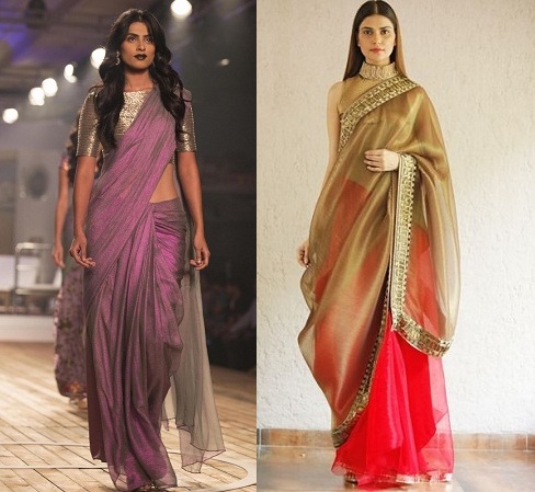 Sade Organze Sari