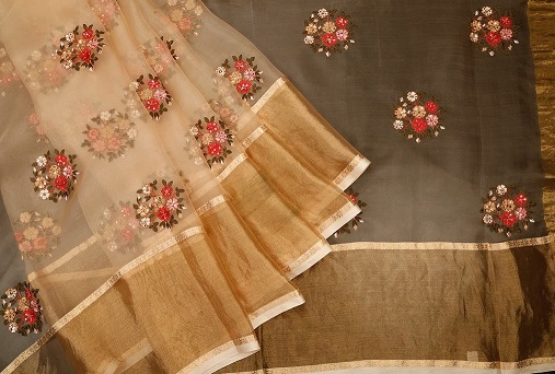 Organza Tissue Saree