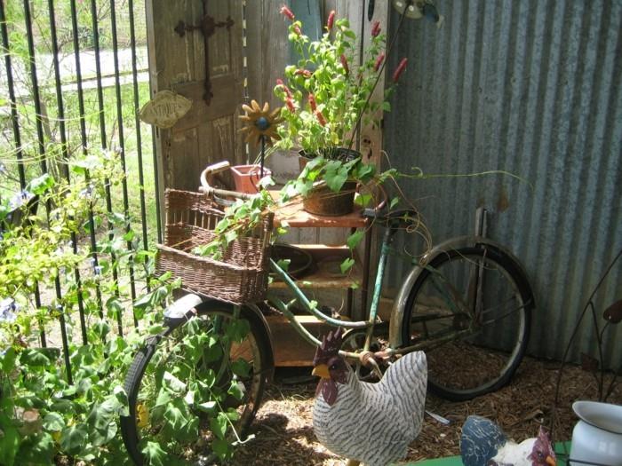 κήπος διακόσμησης ποδηλάτων