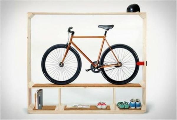 ράφια δημιουργικών ιδεών στάση ποδηλάτου