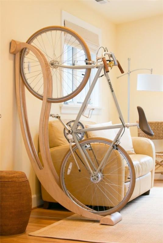 βάση ποδηλάτου σπίτι πρακτικές ιδέες σαλόνι