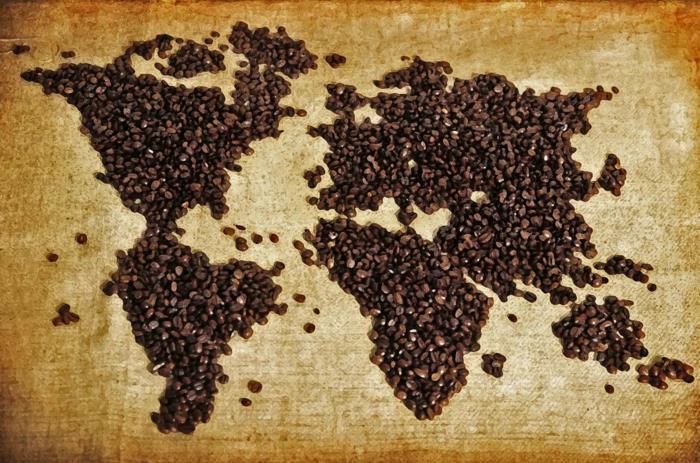 fairtrade σοκολάτα κακάο καφέ παγκόσμιος χάρτης