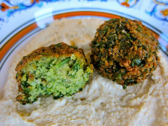 συνταγή falafel υγιεινά παραδοσιακά φρέσκα βότανα