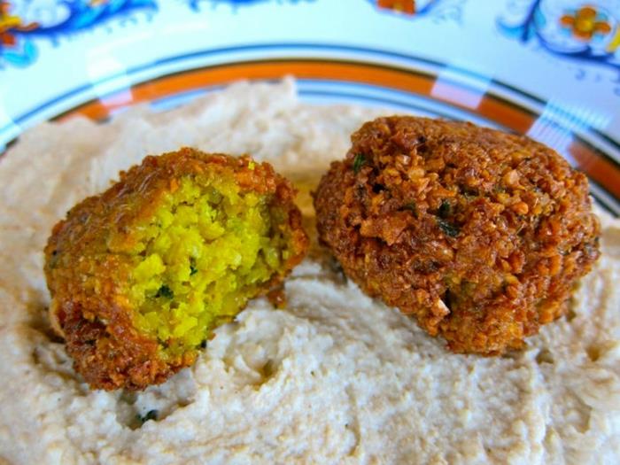 συνταγή falafel παραδοσιακά ρεβίθια κουρκουμά