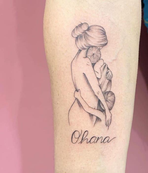 οικογενειακό τατουάζ ohana