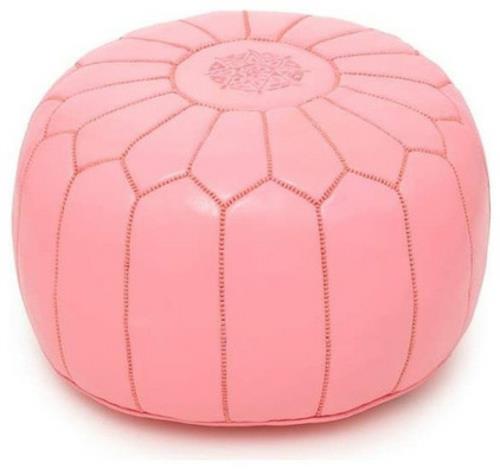 φανταστικά σχέδια φουαγιέ με μαξιλάρια καθισμάτων ταπετσαρίας ροζ δέρμα στρογγυλό