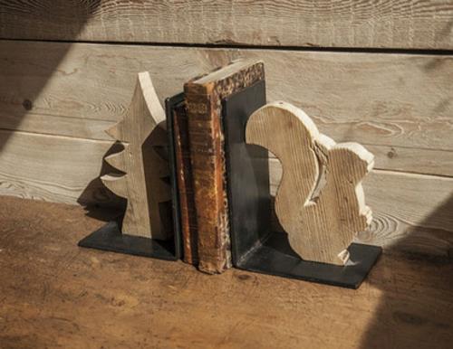 Bookends ξυλεία περιπέτειας σκαλισμένο αξιόπιστο