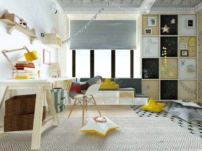 έγχρωμος σχεδιασμός παιδικό δωμάτιο χωρίζει χώρους μεγάλων παιδικών δωματίων