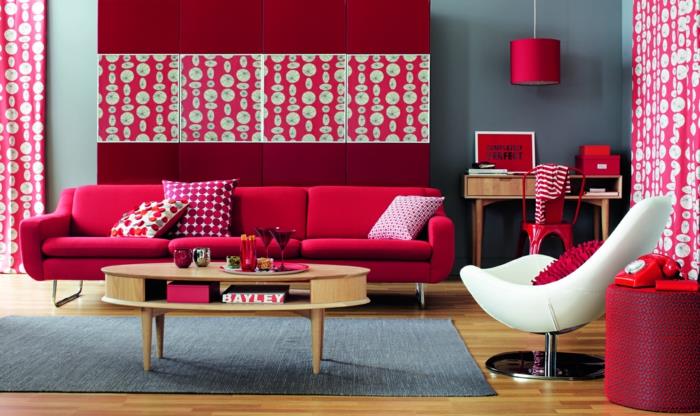 έγχρωμη σχεδίαση σαλόνι σχεδιασμός τοίχου σχεδιασμός τοίχου κόκκινη φράουλα