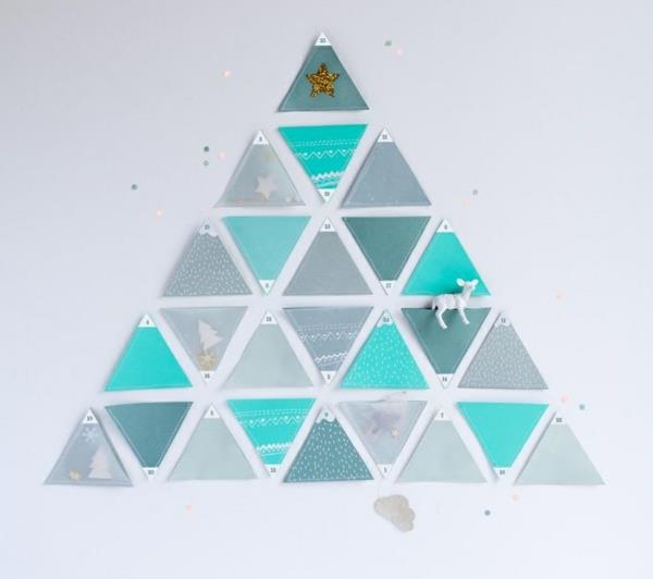 χρωματιστές υφασμάτινες τσάντες τριγωνική σχεδίαση το δικό σας ημερολόγιο έλευσης