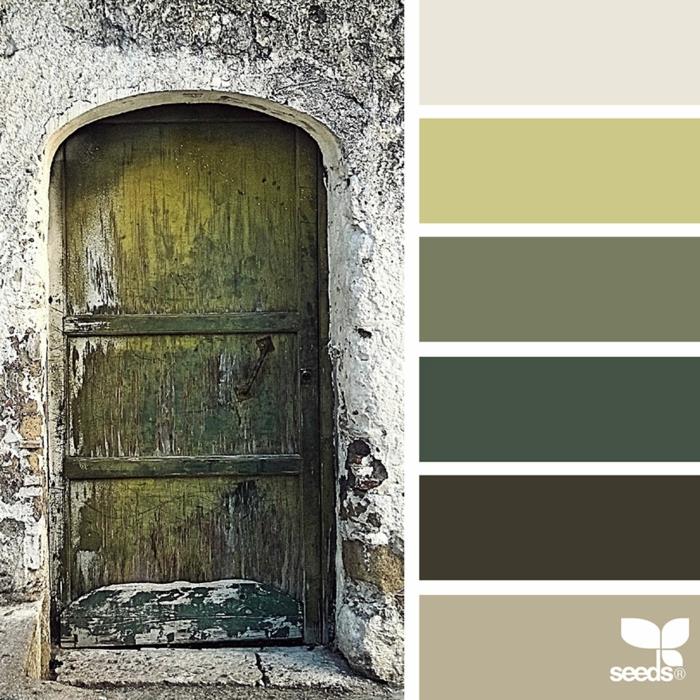 παλέτα χρωμάτων παλιά χρώματα πόρτας @mikefanfulli