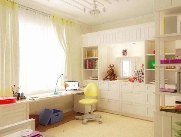 παλέτα χρωμάτων τοίχων χρώματα λευκό κίτρινο χρώμα τοίχου σχέδιο παιδικό δωμάτιο