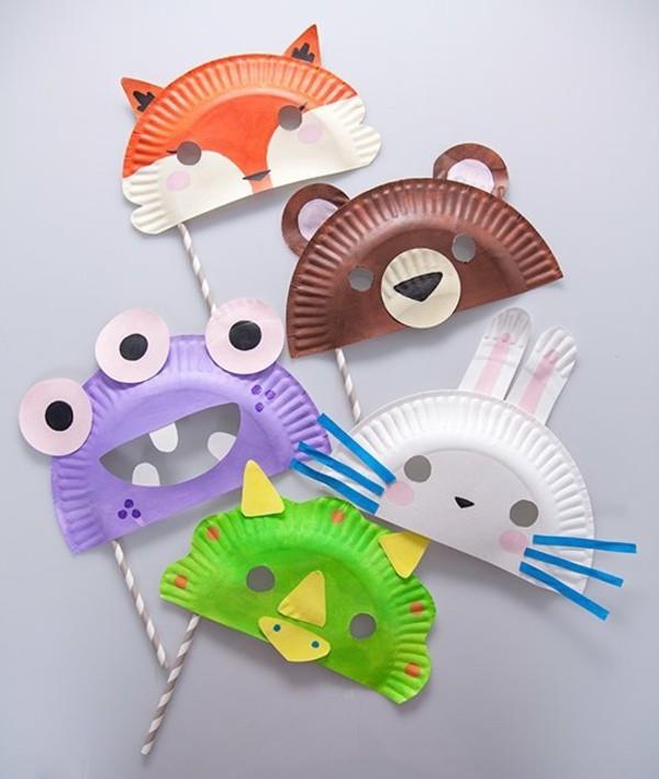 tinker καρναβαλικές μάσκες αστείες μάσκες νήπια χάρτινα πιάτα