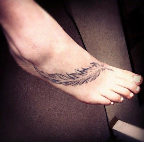 φτερό τατουάζ τατουάζ ποδιών