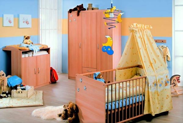 παιδικό δωμάτιο φενγκ σούι μελέτη περίπτωσης έπιπλα από φυσικό ξύλο κρεβάτι με ουρανό