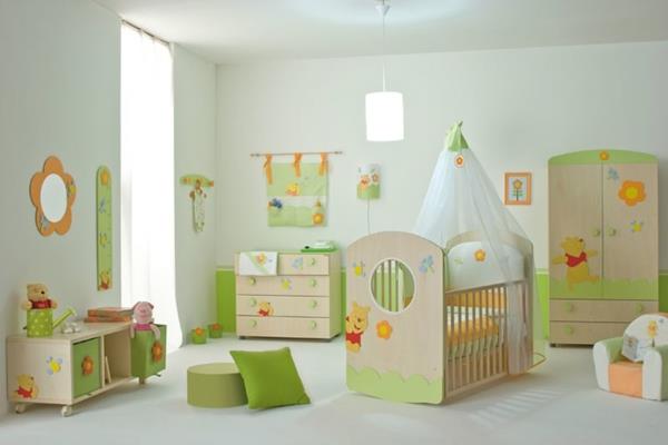παιδικό δωμάτιο φενγκ σούι λευκό φρέσκο ​​λαμπερό πράσινο φως της ημέρας