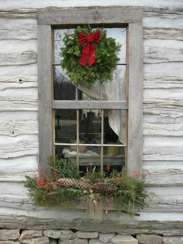 παράθυρο-διακόσμηση-Χριστούγεννα-Χριστούγεννα-διακόσμηση-παράθυρο-διακόσμηση-από-το-έξω