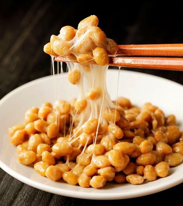 τάση ζύμωσης natto ιαπωνική ζύμωση σόγιας