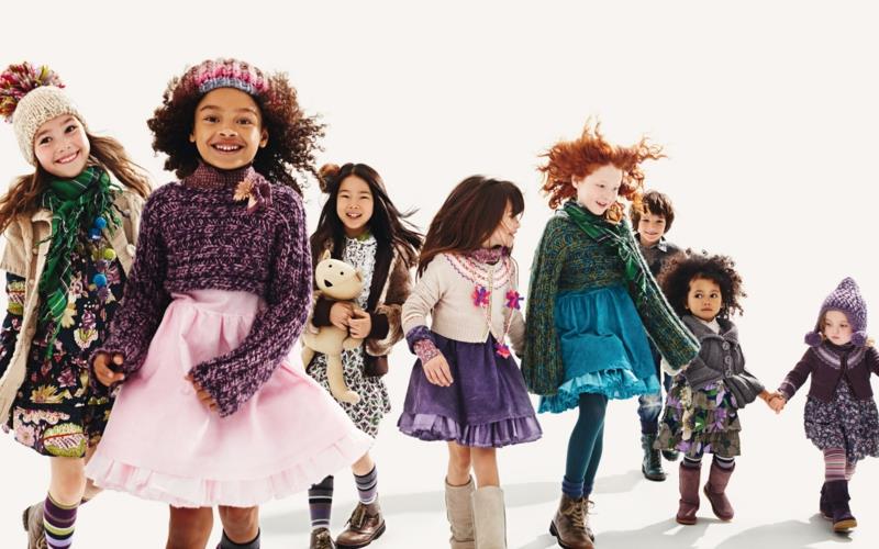 εορταστικές τάσεις παιδικής μόδας 2016 παιδικά ρούχα