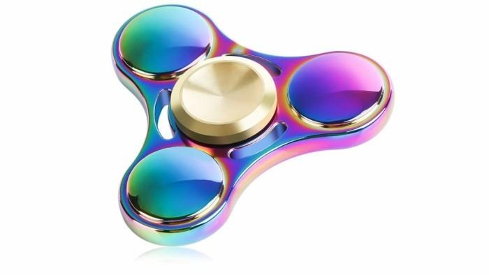 fidget spinner ορειχάλκινα χρώματα ουράνιου τόξου