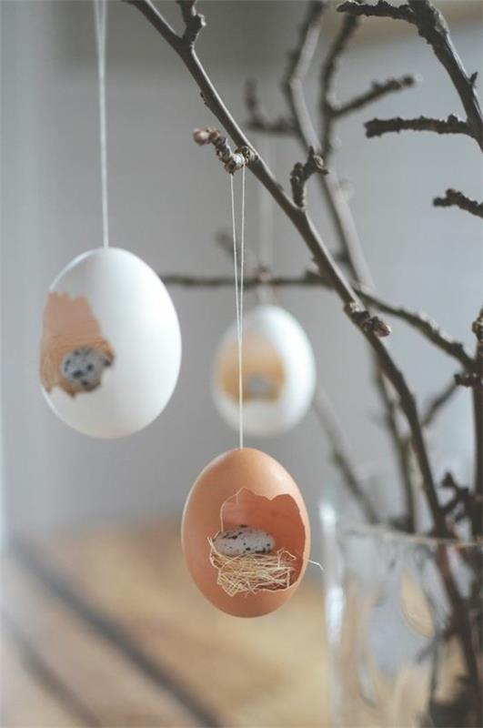 φτιάξτε φιλιγκράν διακοσμήσεις τραπεζιού μόνοι σας με αυγά
