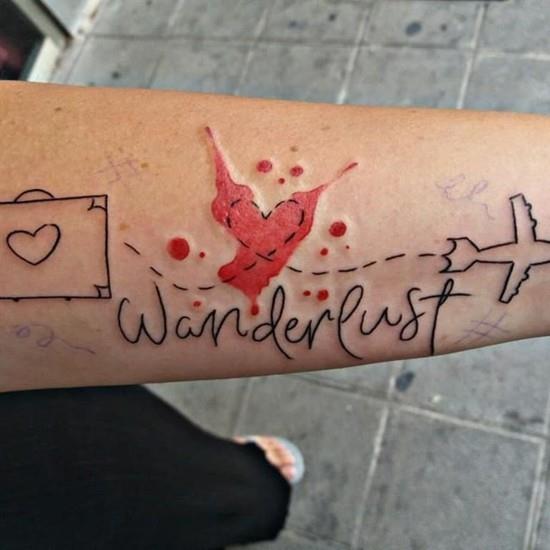 filigree wanderlust tattoo ιδέες αντιβράχιο