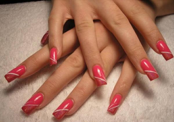 νύχια εικόνες απλά νύχια ροζ