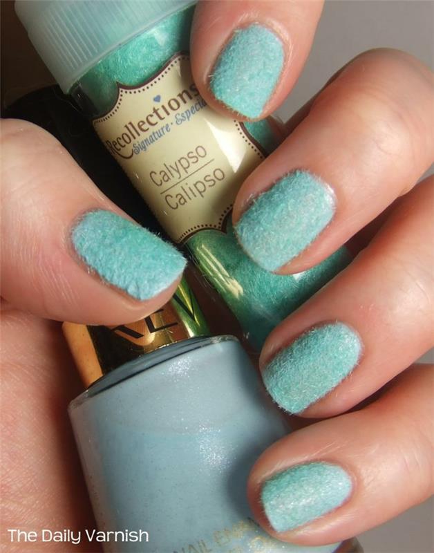νύχια σχεδίασης τριχωτά νύχια γκρι γούνα reseda nailart εικόνες thedailyvarnish