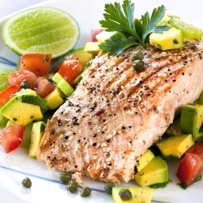 λαχανικά ψάρια μπαχαρικά υγιή απώλεια βάρους