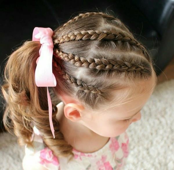 πλεκτά χτενίσματα παιδικά κορίτσια μακριά μαλλιά