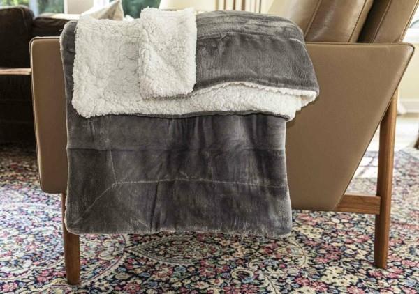 fleece στρώμα κρεβατιού ζεστό