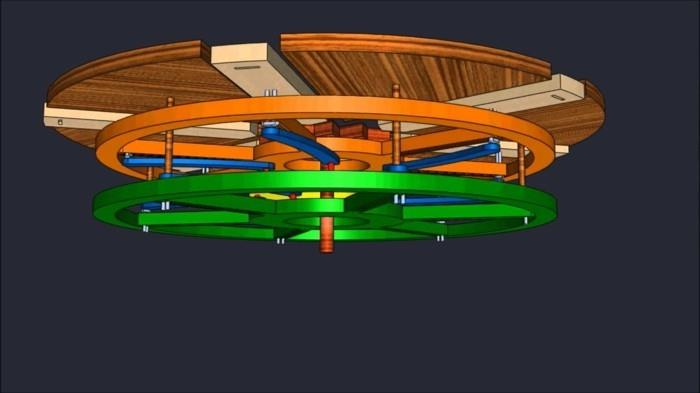 fletcher capstan τραπέζι στρογγυλή δυνατότητα επέκτασης τραπεζαρίας