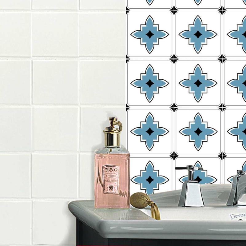 αυτοκόλλητο με πλακάκια μπάνιο κουζίνα κεραμίδι τοίχο κεραμίδι μοτίβο WA314-37a