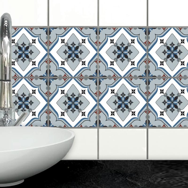 αυτοκόλλητα πλακιδίων μπάνιο κουζίνα παλιά πλακάκια κολλήσει σε κεραμίδι μοτίβο WA514-3a