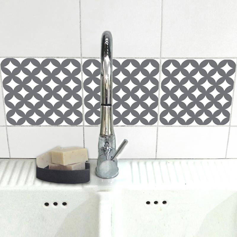 αυτοκόλλητα πλακάκια πλακάκια κουζίνας μπάνιου κολλήστε σε μοτίβο πλακιδίων WA414-12b
