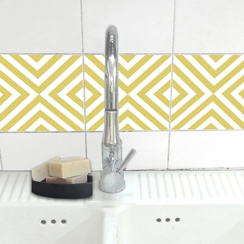 αυτοκόλλητα πλακάκια μπάνιο κουζίνα κεραμίδι τοίχο κεραμίδι μοτίβο WA414-4a