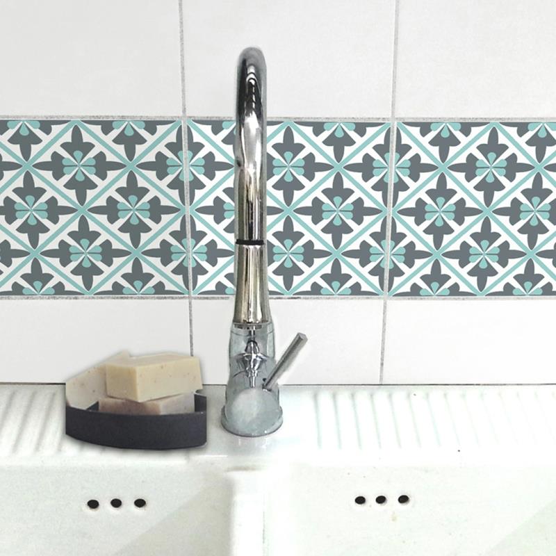 αυτοκόλλητα πλακάκια μπάνιο κουζίνα κεραμίδι τοίχο κεραμίδι μοτίβο WA414-9a