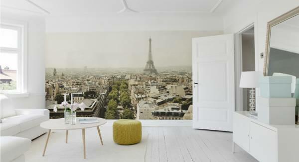 επισυνάψτε ταπετσαρία φωτογραφιών πανόραμα της πόλης του Παρισιού