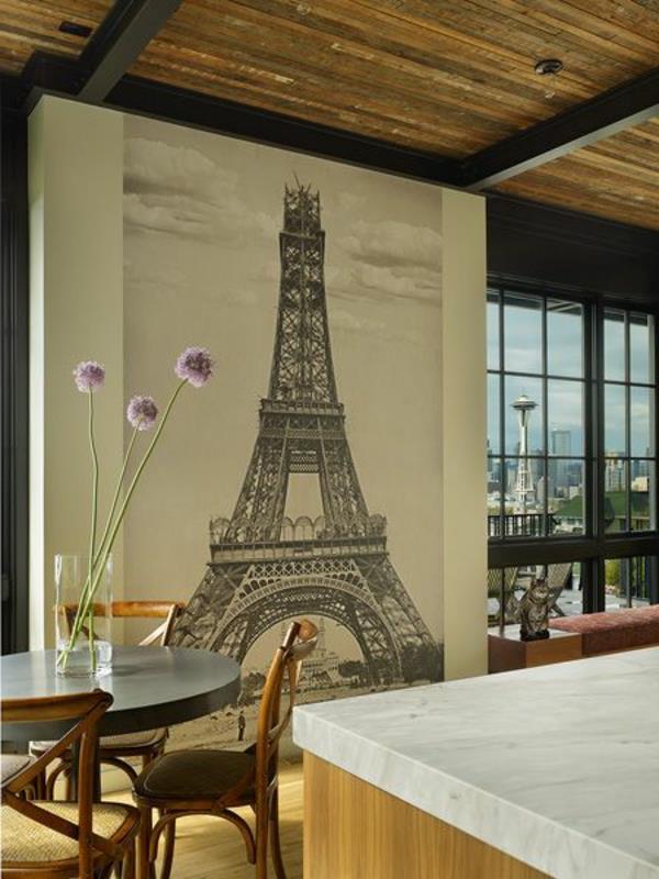 ταπετσαρία Πύργος του Άιφελ Παρίσι σκόρδο