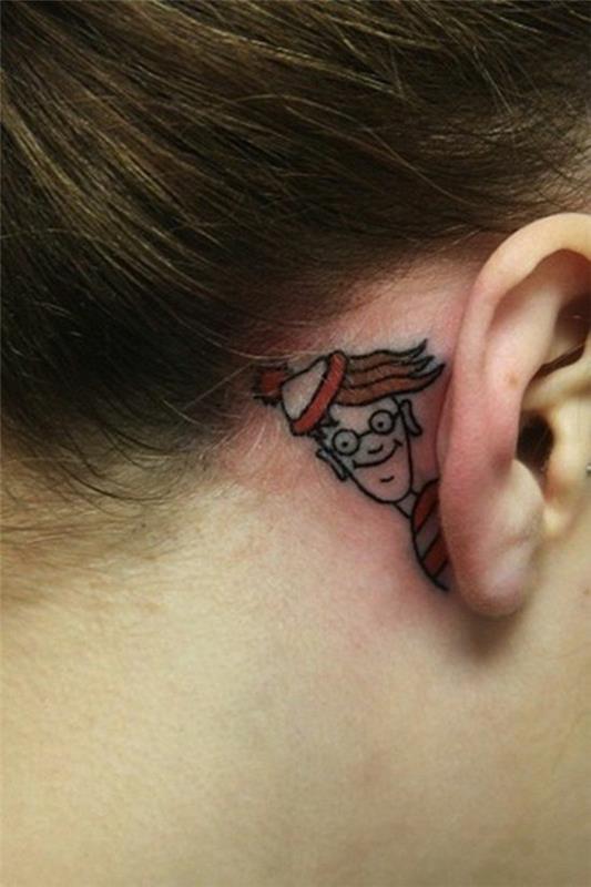 τατουάζ αυτί δροσερά τατουάζ