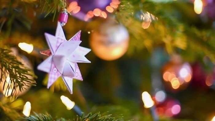 tinker fröbelstern φτιάξτε τη δική σας διακόσμηση χριστουγεννιάτικου δέντρου