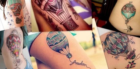ελευθερία wanderlust τατουάζ ιδέες αερόστατο