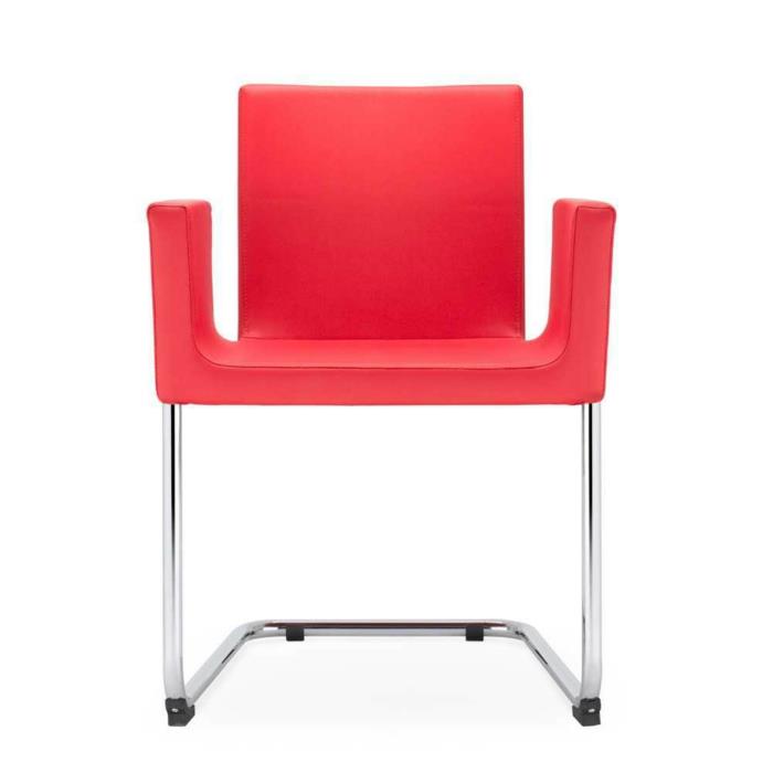 Πολυθρόνα Cantilever Design πολυθρόνα Ruven σε κόκκινο χρώμα