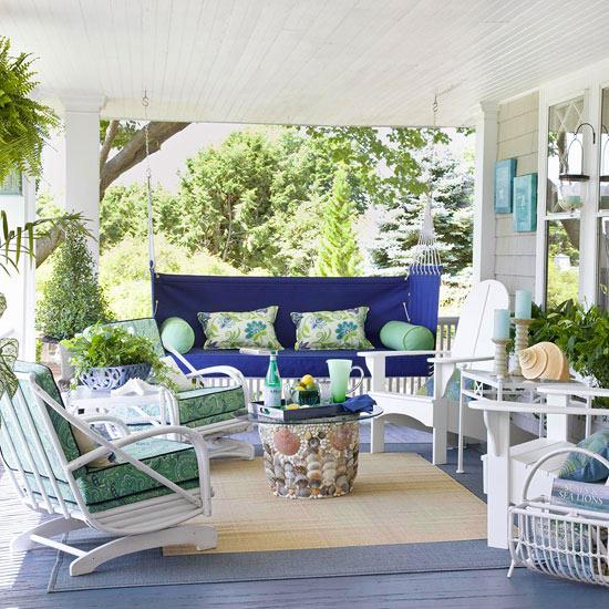 φρέσκο ​​και κομψό με μπλε navy blue hollywood swing sisal χαλί