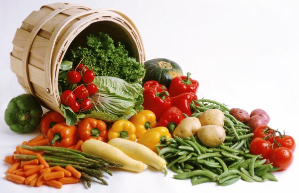 φρέσκο ​​μείγμα διατροφής με λαχανικά