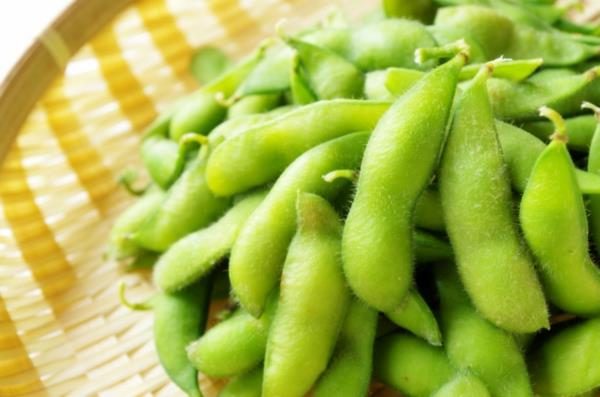 φρέσκα φασόλια edamame υγιή